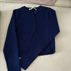 Zara Blue Long Sleeve Tee